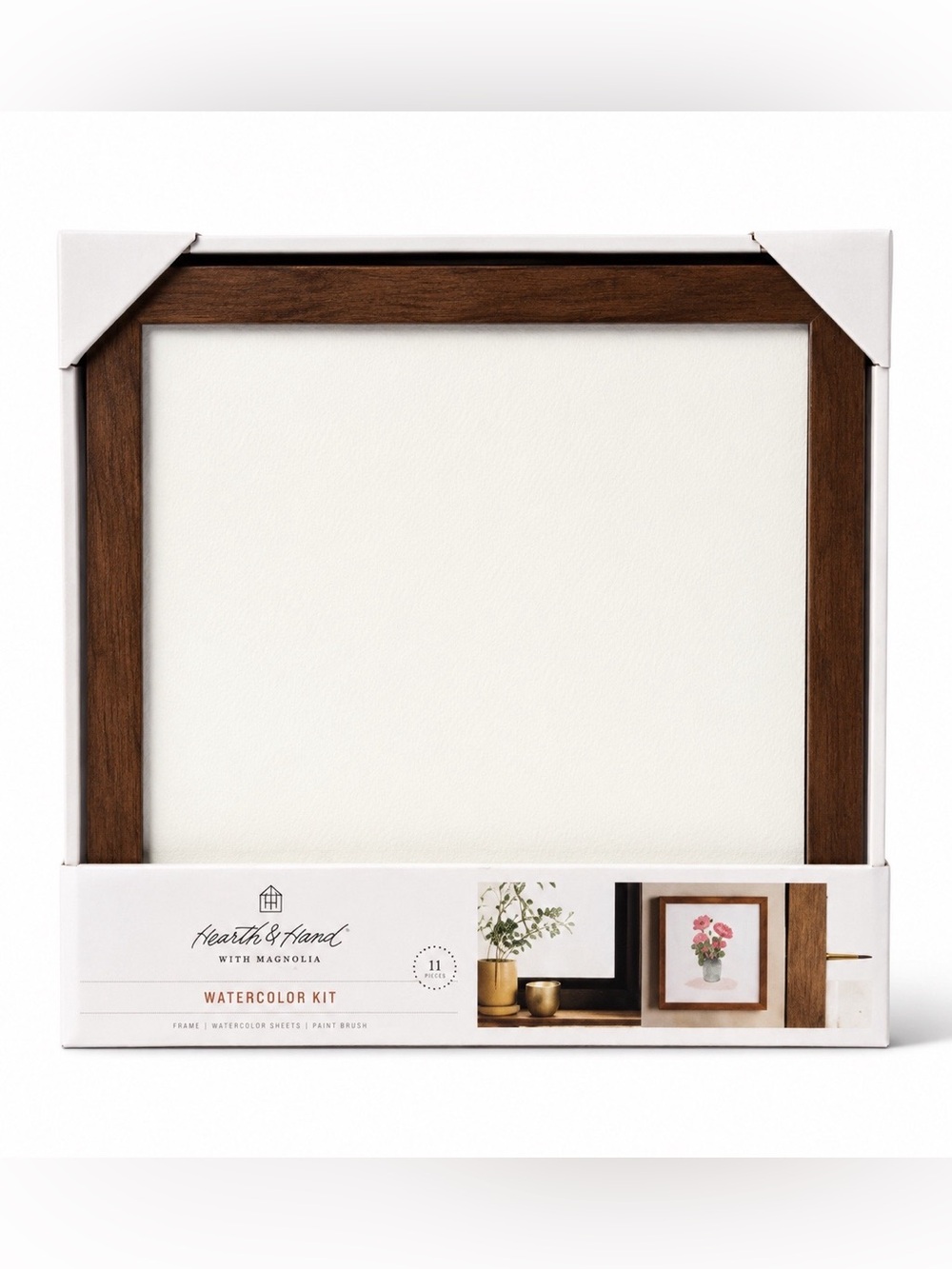 Hearth & Hand Magnolia 3pc Canvas for Art Paint Kit Watercolor Medium Framed NEW